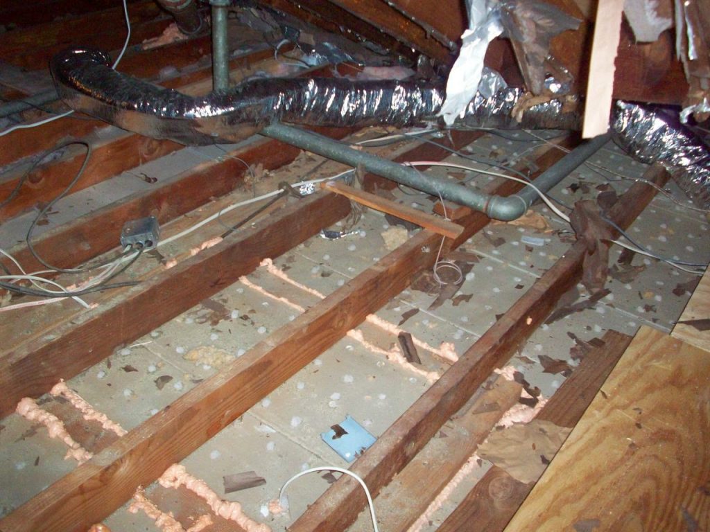 Attic Air Sealing Service - Air Leaks & Drafts sealing for energy efficiency