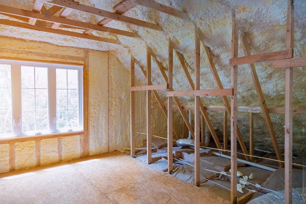 insulate the attic floor or roof deck