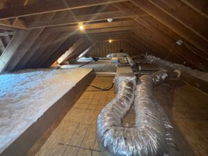 Attic insulation and air sealing in Rye NY