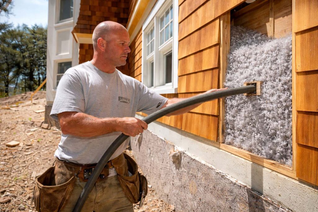 How wall insulation is installed without opening walls in Westchester and New Jersey