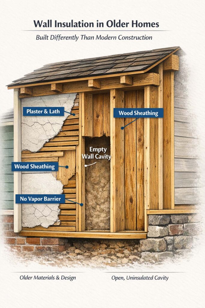 injection foam vs cellulose insulation - Wall insulation in older construction homes in Westchester & NJ