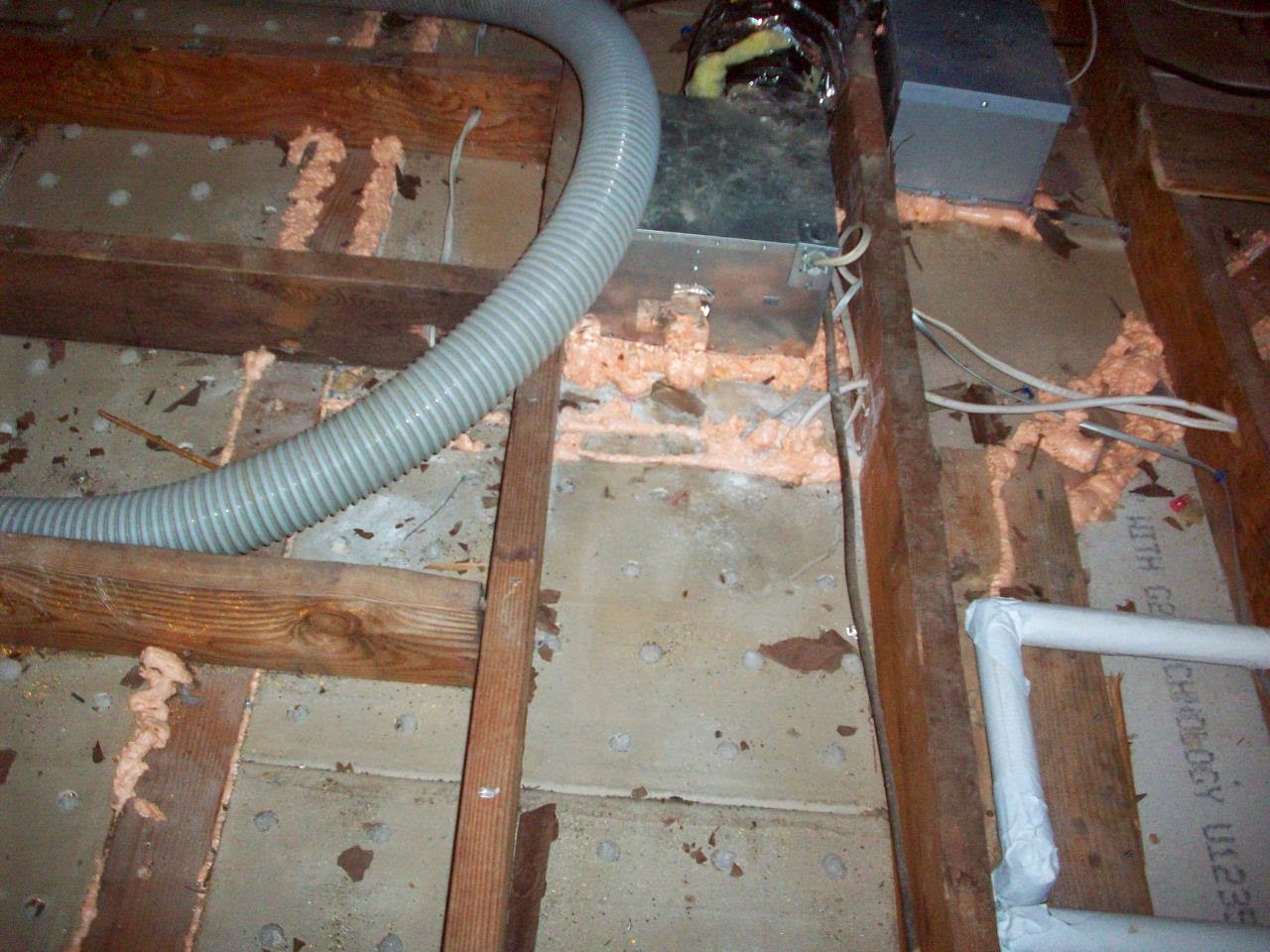 Attic air sealing and cellulose insulation — NJ project